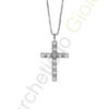 Croce Oro Bianco Diamanti Bliss Collezione Le Croci