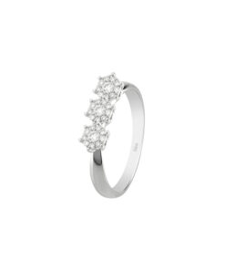 Trilogy Oro Bianco Diamanti Bliss Collezione Caresse