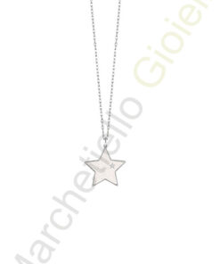 Collana Ottone Bianco Bliss Collezione Glittermania