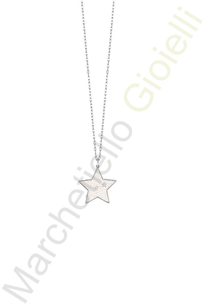 Collana Ottone Bianco Bliss Collezione Glittermania
