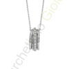 Collana Oro Bianco Diamanti Bliss Collezione Fascino