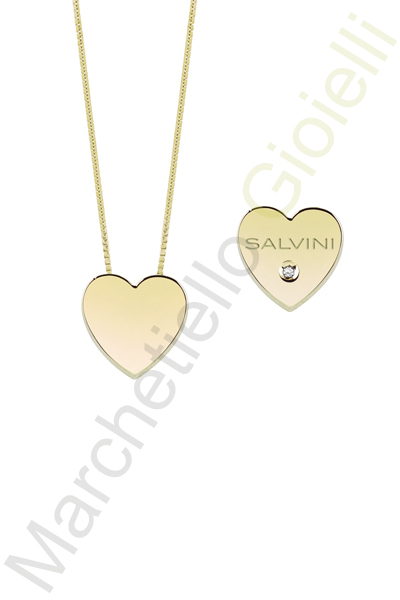 Collana Oro Giallo Diamanti Salvini Collezione I Segni