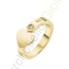 Anello Oro Giallo Diamanti Salvini Collezione I Segni