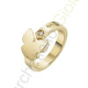 Anello Oro Giallo Diamanti Salvini Collezione I Segni