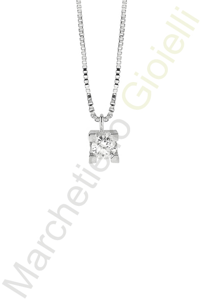 Punto Luce Oro Bianco Diamanti Bliss Collezione Dream