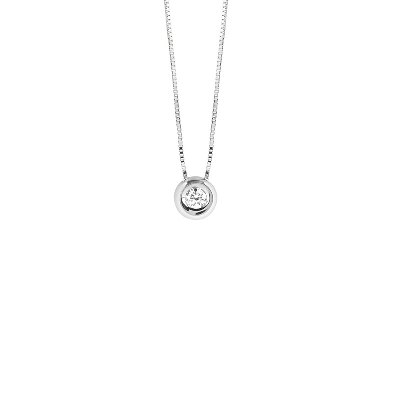 Punto Luce Oro Bianco Diamanti Bliss Collezione Dream