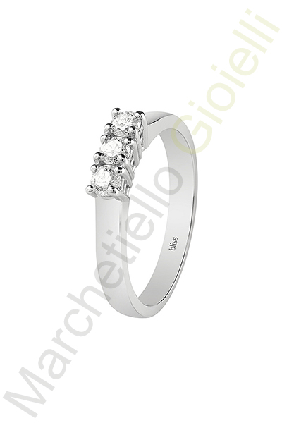 Trilogy Oro Bianco Diamanti Bliss Collezione Dream