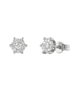 Punto Luce Oro Bianco Diamanti Bliss Collezione Caresse