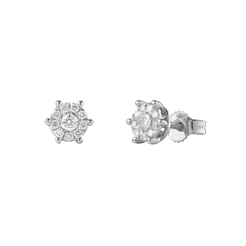 Punto Luce Oro Bianco Diamanti Bliss Collezione Caresse