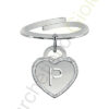 Anello Argento Bianco Zirconi Bliss Collezione Love Letters