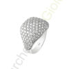 Anello Argento Bianco Zirconi Bliss Collezione Royale