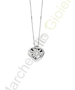 Collana Oro Bianco Diamanti Bliss Collezione Lumina