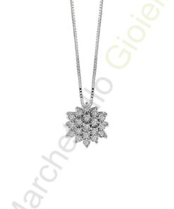 Anello Oro Bianco Diamanti Bliss Collezione Elisir