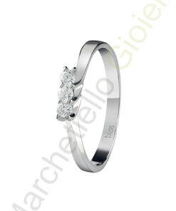 Trilogy Oro Bianco Diamanti Bliss Collezione Dream