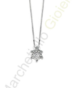 Punto Luce Oro Bianco Diamanti Bliss Collezione Rugiada