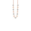 Collana Ottone Rosa Zirconi Bliss Collezione Glittermania