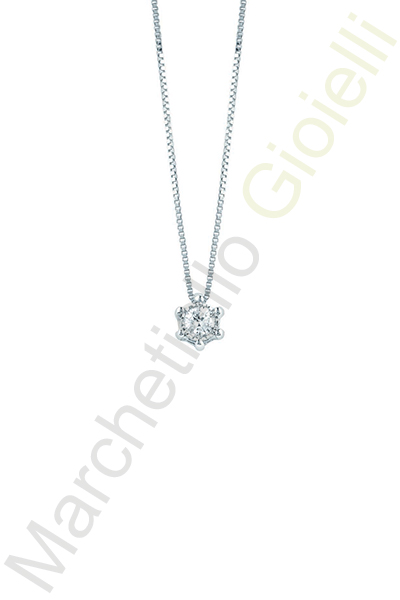 Punto Luce Oro Bianco Diamanti Bliss Collezione Lumina