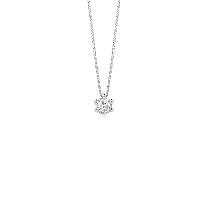 Punto Luce Oro Bianco Diamanti Bliss Collezione Lumina