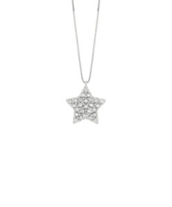 Collana Oro Bianco Diamanti Bliss Collezione Rugiada
