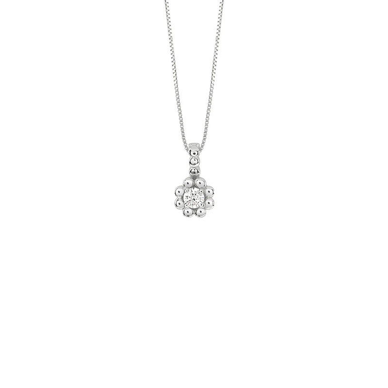Collana Oro Bianco Diamanti Bliss Collezione Dream