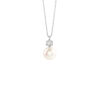 Collana Oro Bianco Diamanti Perla Bliss Collezione Caresse