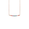 Collana Argento Rosa Zirconi Bliss Collezione Myword