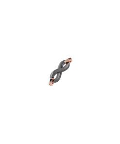 Bracciale Oro Nero Rosa Salvini Collezione Infinito