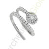 Anello Oro Bianco Diamanti Salvini Collezione Daphne