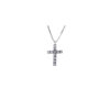 Croce Oro Bianco Diamanti Bliss Collezione Classico