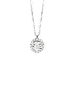 Punto Luce Oro Bianco Diamanti Bliss Collezione Sole
