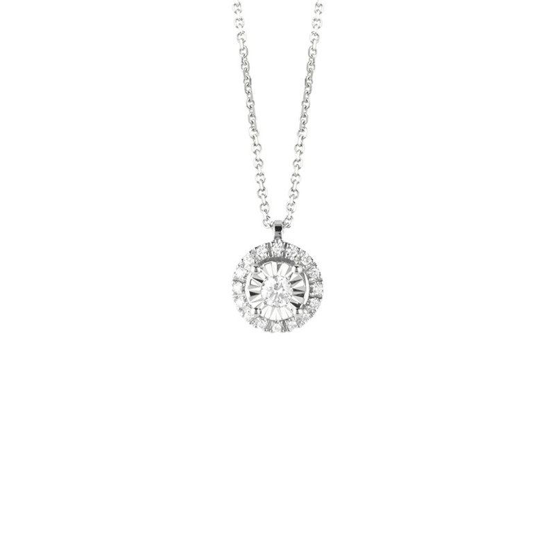Punto Luce Oro Bianco Diamanti Bliss Collezione Sole
