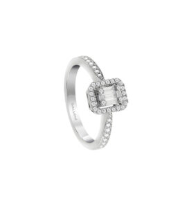 Anello Oro Bianco Diamanti Salvini Collezione Magia