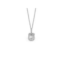Collana Oro Bianco Diamanti Salvini Collezione Magia