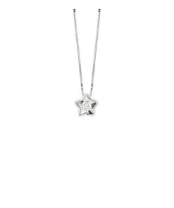 Collana Oro Bianco Diamanti Bliss Collezione Lumina