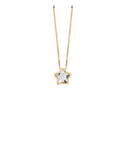 Collana Oro Giallo Diamanti Bliss Collezione Lumina