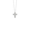 Croce Oro Bianco Diamanti Bliss Collezione Rugiada