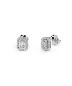 Orecchini Oro Bianco Diamanti Salvini Collezione Magia