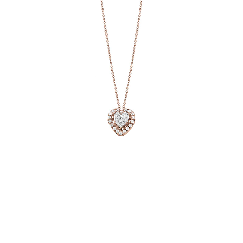 Collana Oro Rosa Diamanti Salvini Collezione Magia