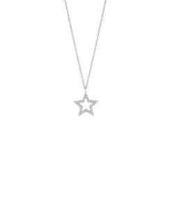 Collana Oro Bianco Diamanti Salvini Collezione I Segni