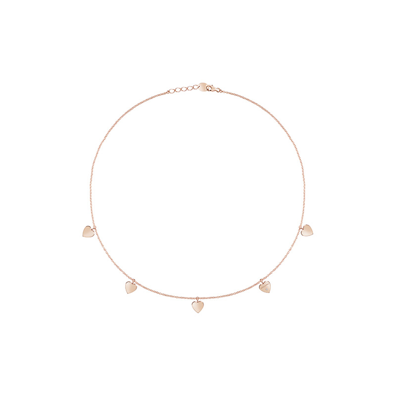 Collana Oro Rosa Diamanti Salvini Collezione I Segni 9kt