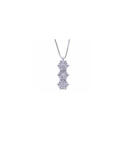 Trilogy Oro Bianco Diamanti Bliss Collezione Caresse