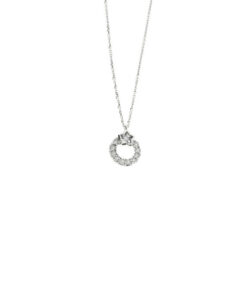 Collana Oro Bianco Diamanti Bliss Collezione Rugiada
