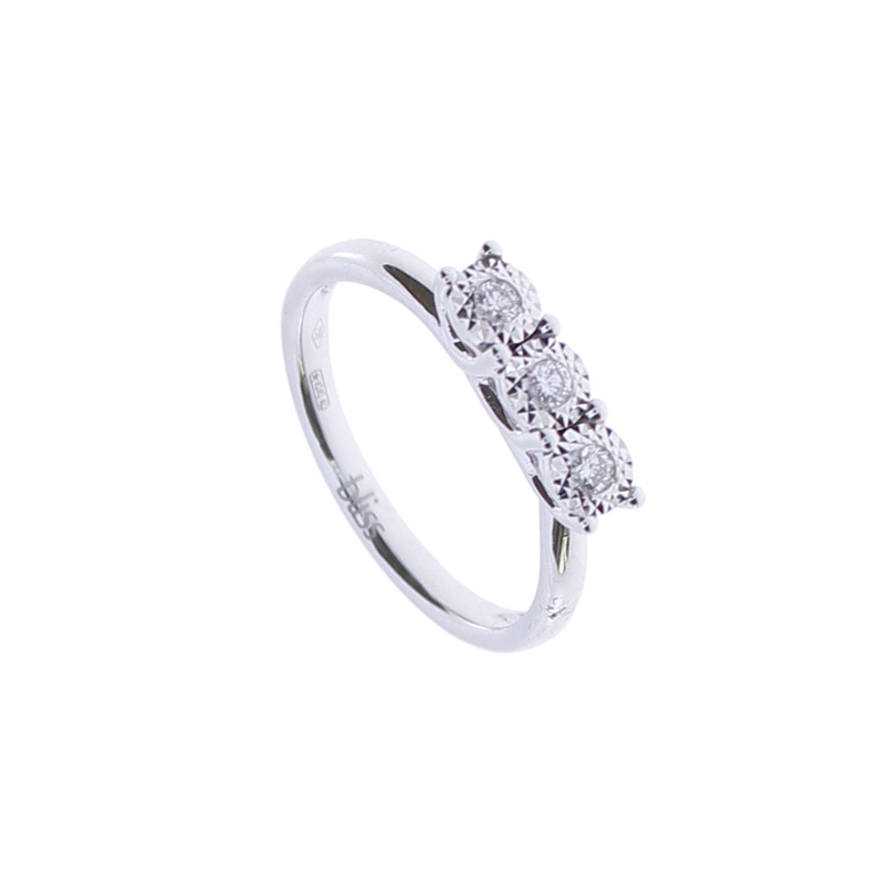 Trilogy Oro Bianco Diamanti Bliss Collezione Rugiada