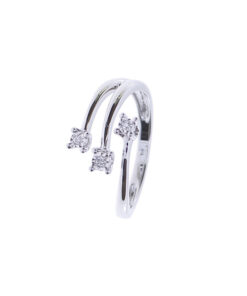Trilogy Oro Bianco Diamanti Bliss Collezione Rugiada