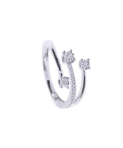 Trilogy Oro Bianco Diamanti Bliss Collezione Rugiada