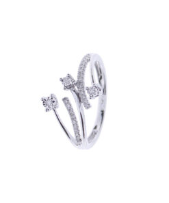 Trilogy Oro Bianco Diamanti Bliss Collezione Rugiada