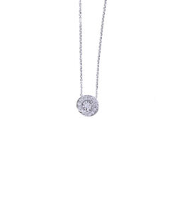 Punto Luce Oro Bianco Diamanti Bliss Collezione Intrecci