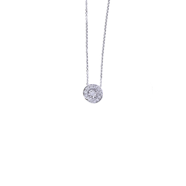 Punto Luce Oro Bianco Diamanti Bliss Collezione Intrecci