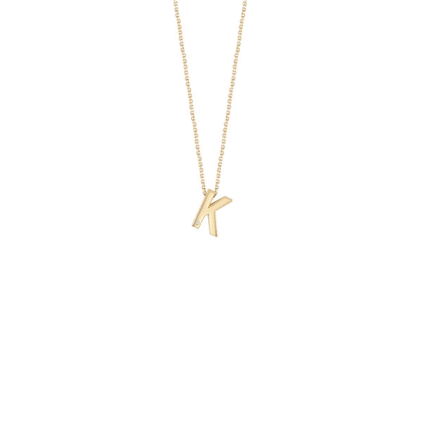 Collana Oro Giallo Diamanti Bliss Collezione Joy Letters