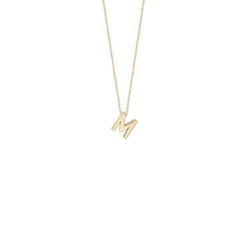 Collana Oro Giallo Diamanti Bliss Collezione Joy Letters
